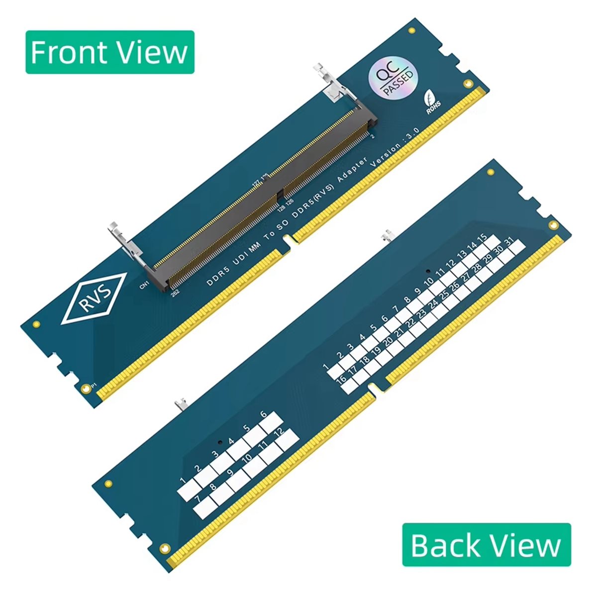 Ddr5 Sodimm - Adaptateur de mémoire T35C 2PCS pour