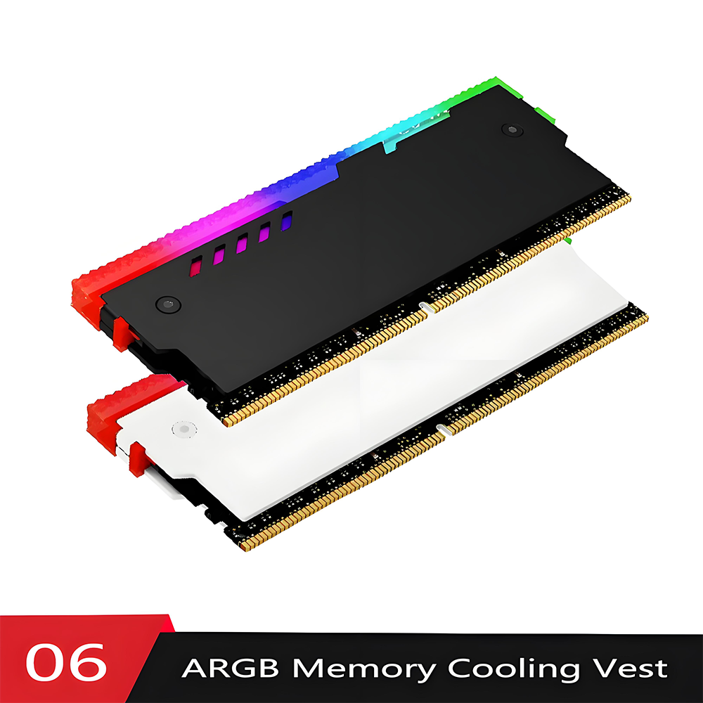 Ddr5 Rgb Ram - Dissipateur thermique Ram pour ordinateur de