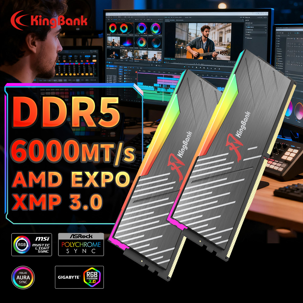 Ddr5 16Gb 6000Mhz - Mémoire RAM pour ordinateur de bureau