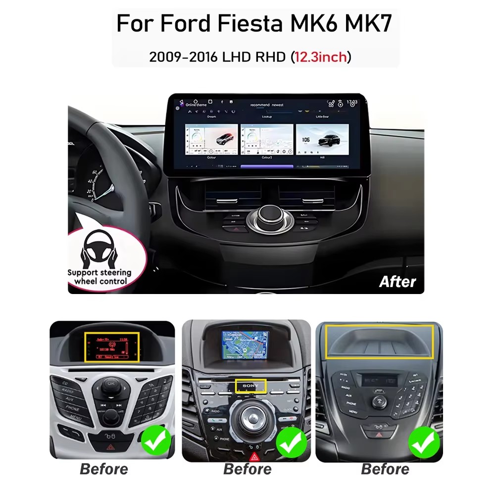 12,3 pouces pour Ford Fiesta M - Ddr5 Ram avis et prix