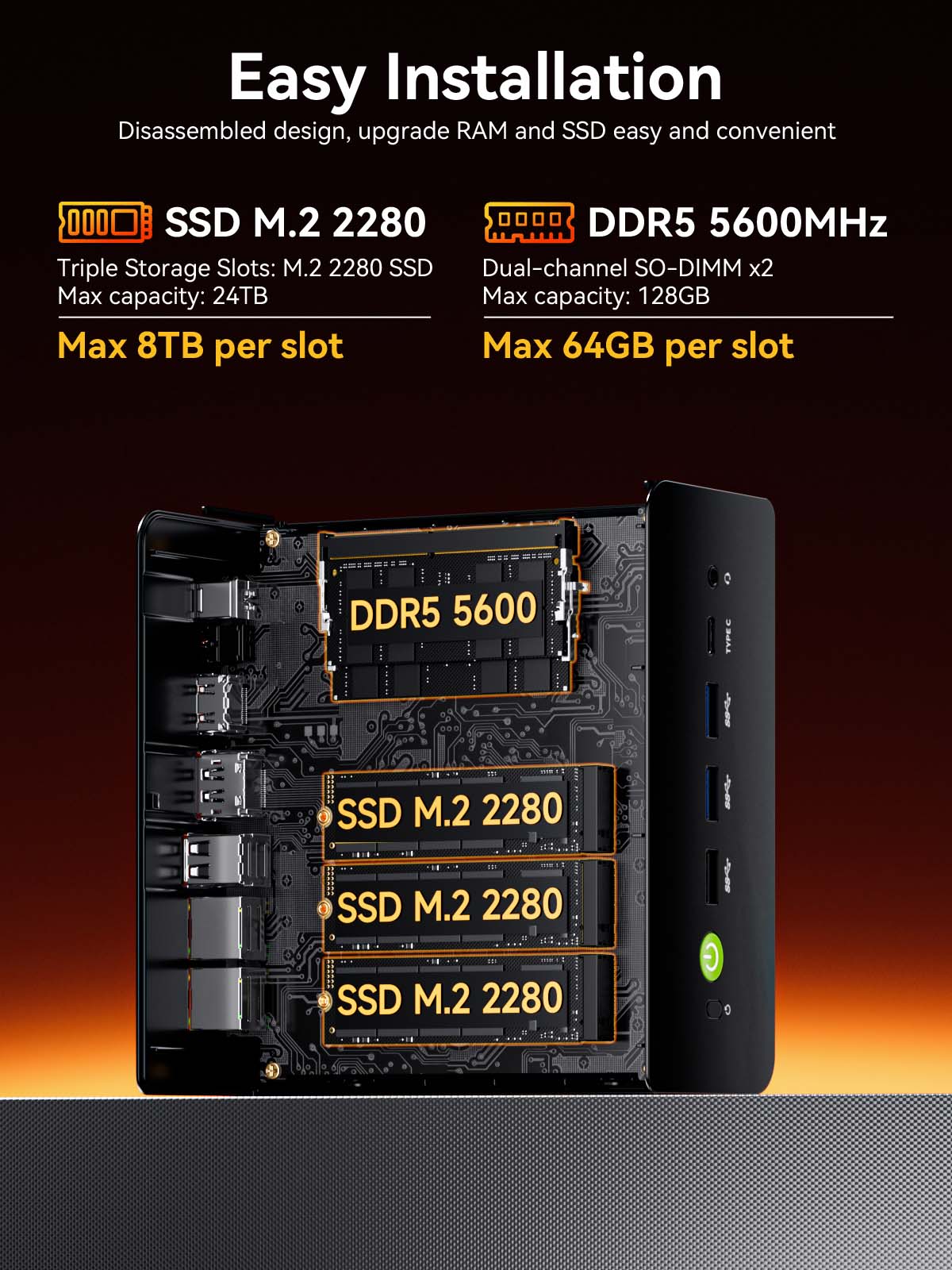 Mini PC GMKtec K12 AMD Ryzen ™ - Ddr5 32Gb avis et prix