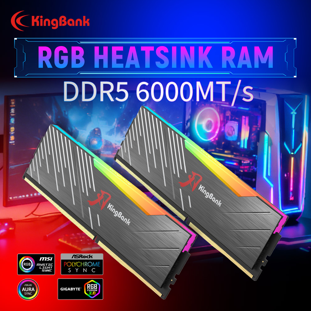 KingBank KRRB DDR5 RGB Série S - Ddr5 16Gb 6000Mhz avis et prix